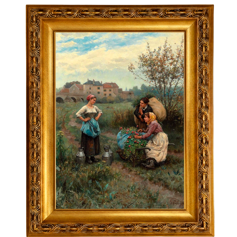 Três Mulheres em uma Paisagem