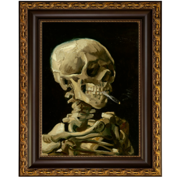 Esqueleto com Cigarro