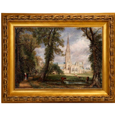 Catedral de Salisbury Vista do Jardim do Bispo