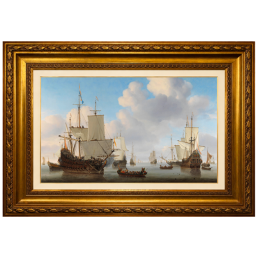 Navios Holandeses em Mar Calmo