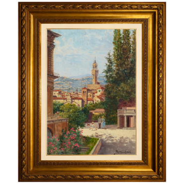 Vista do Palazzo Vecchio dos Jardins de Boboli - Florença