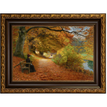 Caminho Arborizado no Outono